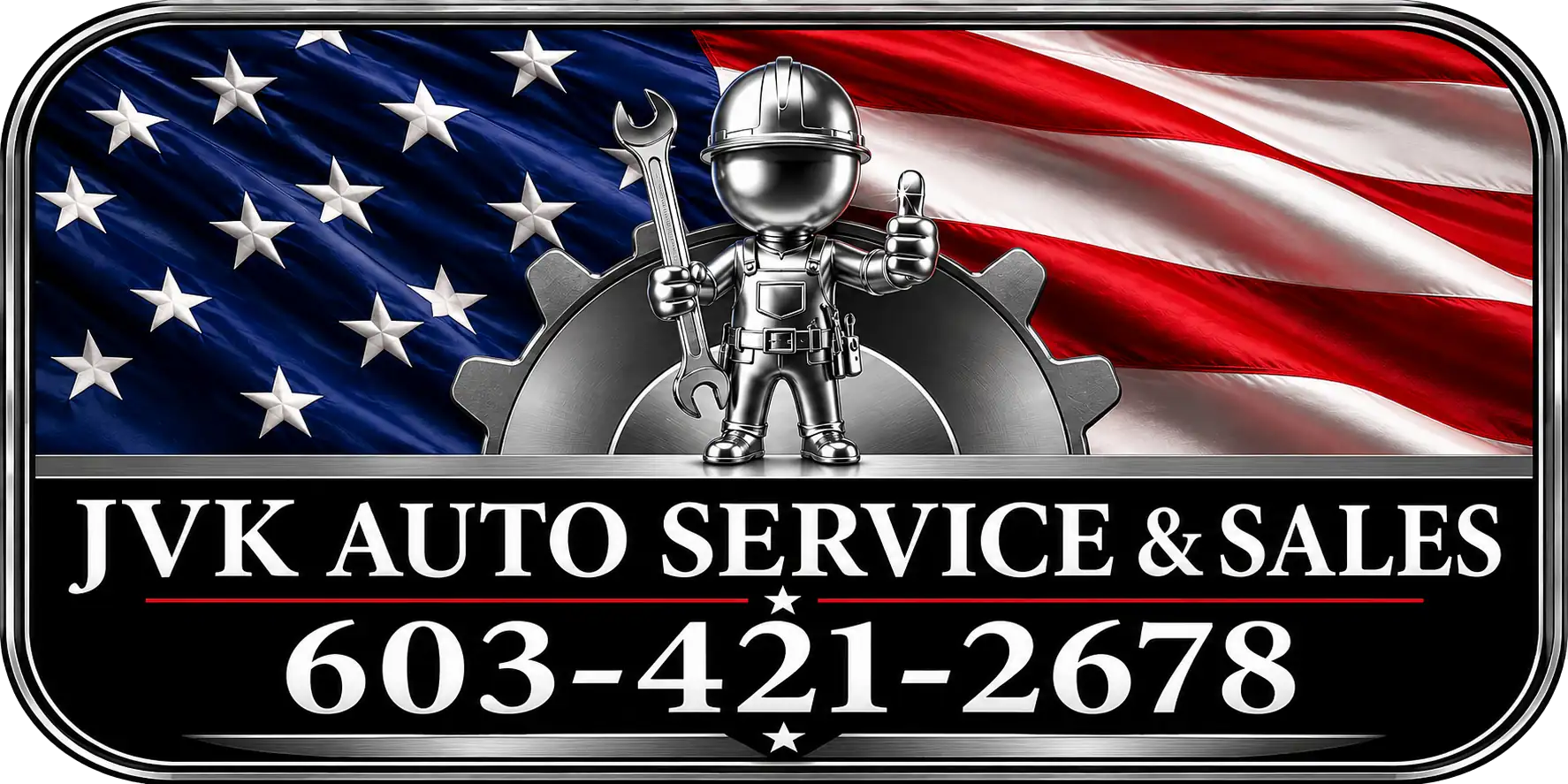 JVK Auto Service and Sales Logo