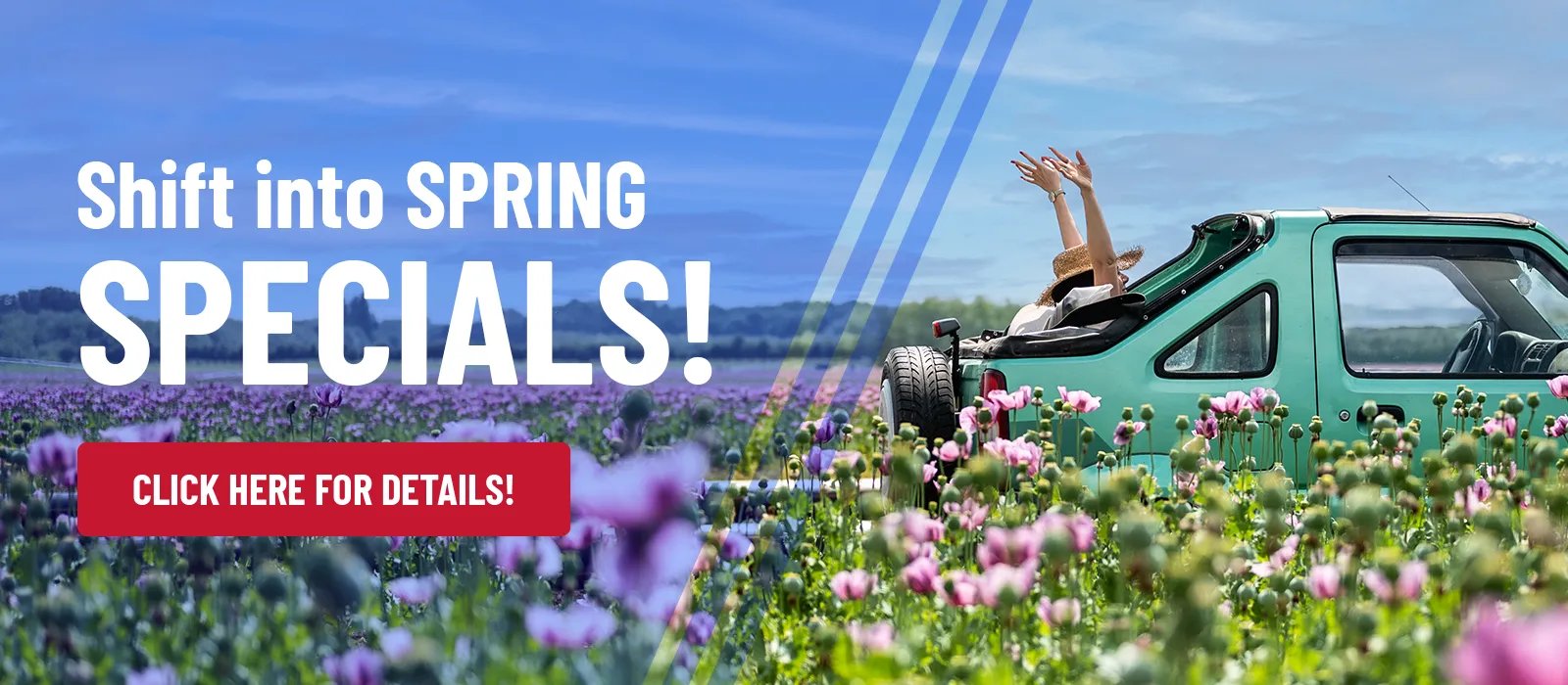 Transcript: Shift into spring specials click here for details